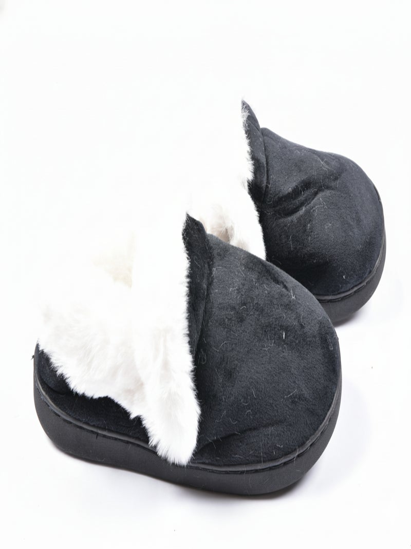 Pantofole Charentaises donna Ultra Leggere MD9691 Nero - Kiabi