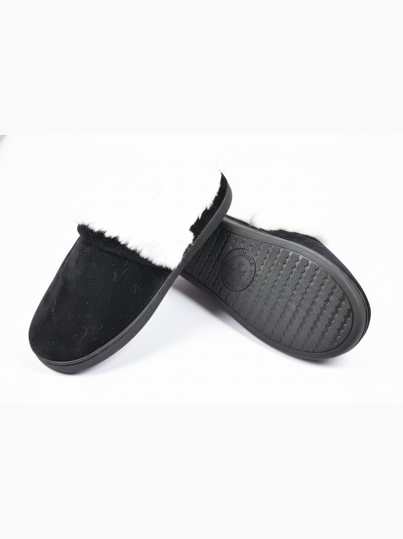 Pantofole Charentaises donna Ultra Leggere MD9691 Nero - Kiabi