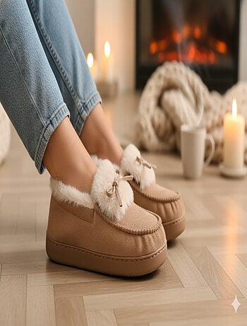 Pantofole Charentaises donna Velluto MD10154