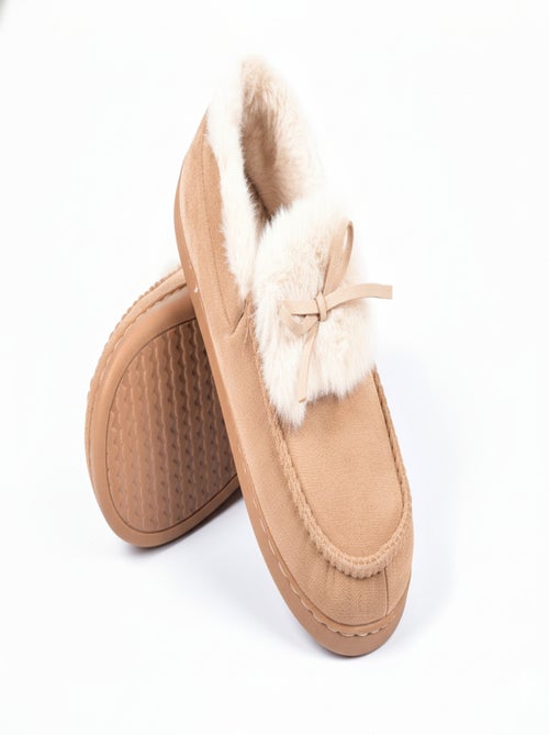 Pantofole Charentaises donna Velluto MD10154 - Kiabi