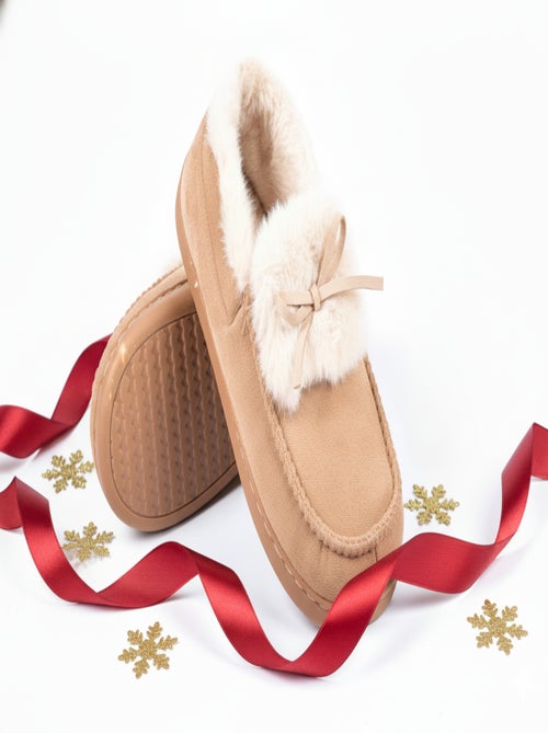 Pantofole Charentaises donna Velluto MD10154 - Kiabi