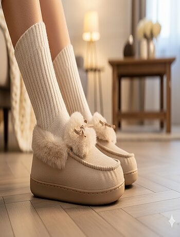 Pantofole Charentaises donna Velluto MD10154