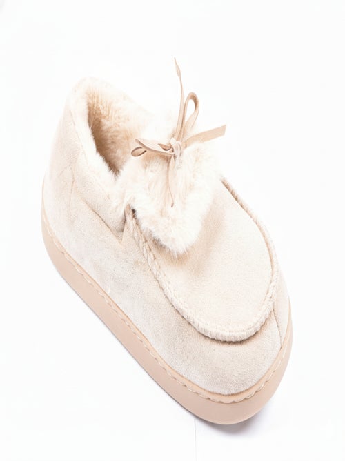 Pantofole Charentaises donna Velluto MD10154 - Kiabi