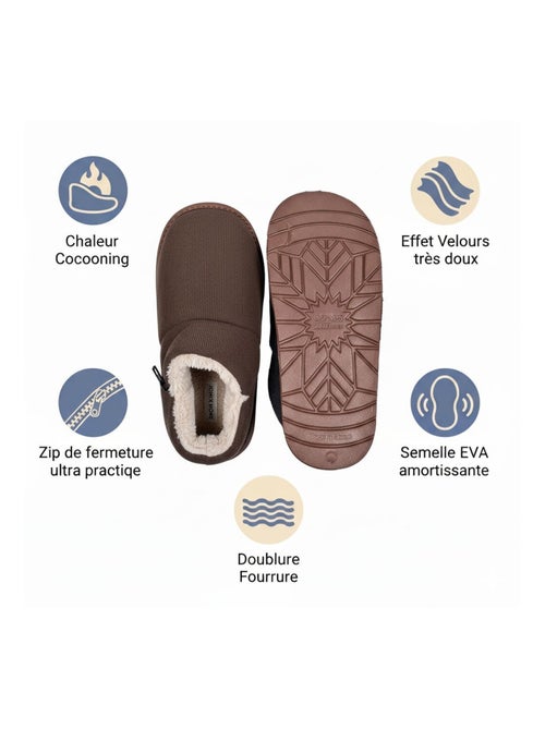 Pantofole charentesi stivaletto alte - Kiabi