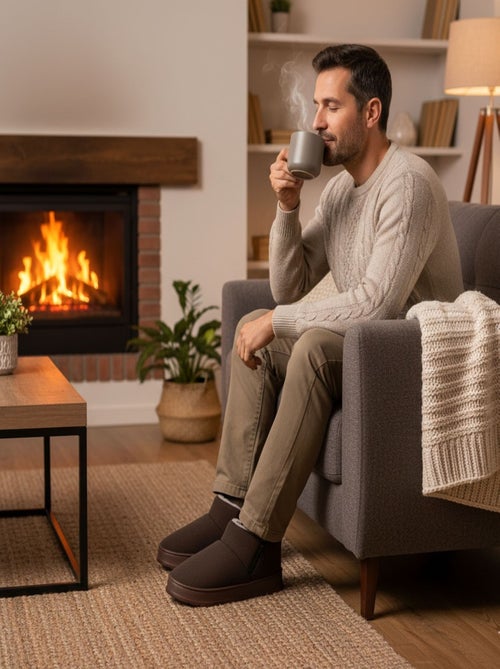 Pantofole charentesi stivaletto alte - Kiabi