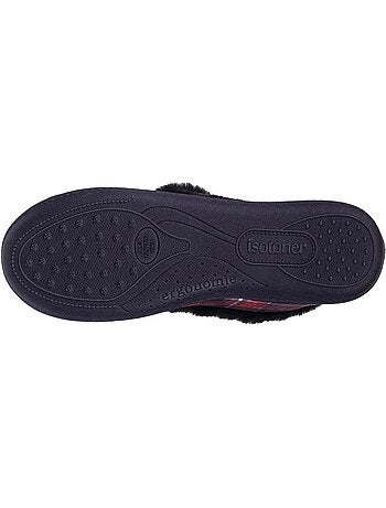 Pantofole chiuse dettagli in pelliccia sintetica donna