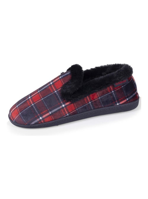 Pantofole chiuse dettagli in pelliccia sintetica donna - Kiabi