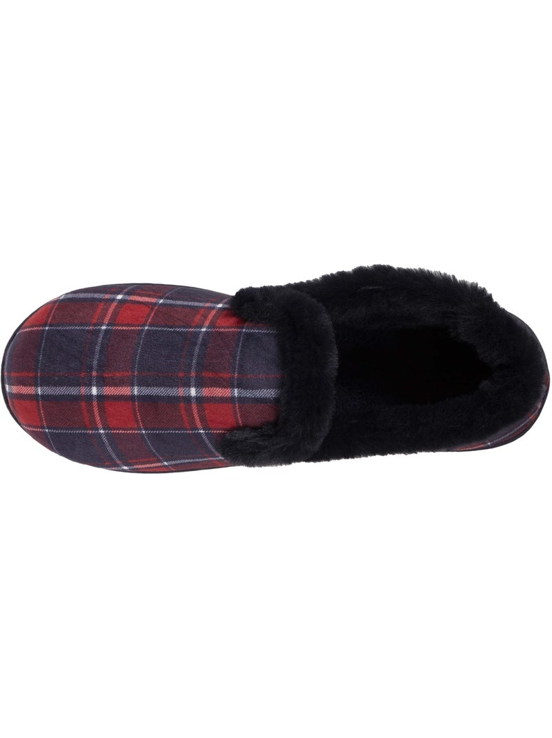 Pantofole chiuse dettagli in pelliccia sintetica donna Grigio - Kiabi