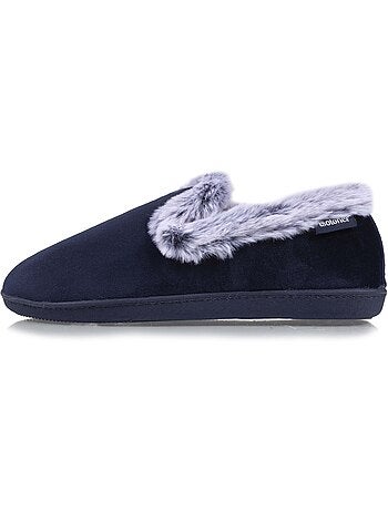 Pantofole chiuse dettagli in pelliccia sintetica donna isotoner