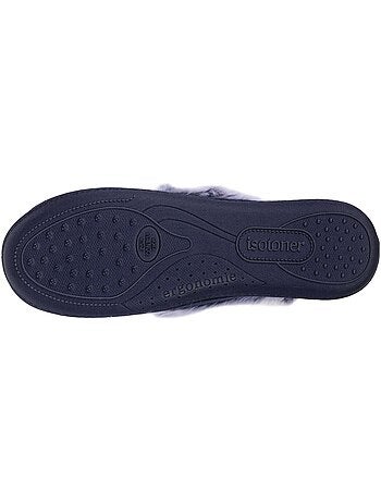 Pantofole chiuse dettagli in pelliccia sintetica donna isotoner