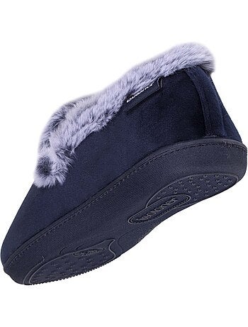 Pantofole chiuse dettagli in pelliccia sintetica donna isotoner