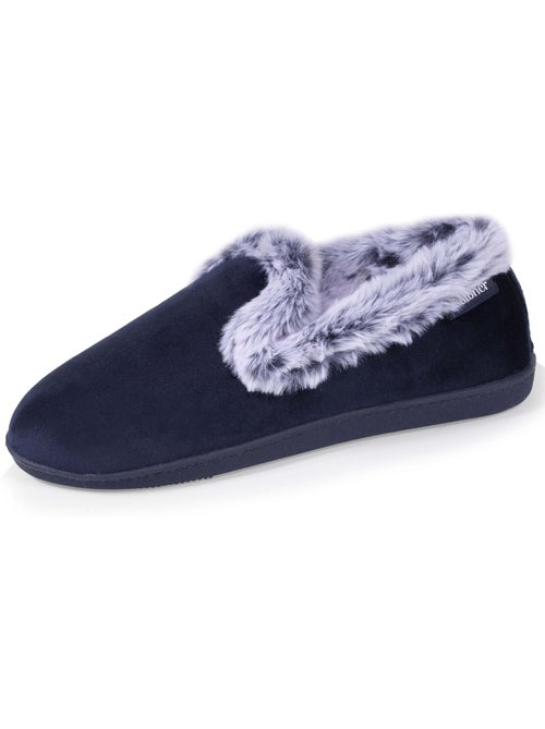 Pantofole chiuse dettagli in pelliccia sintetica donna isotoner - Kiabi Pantofole chiuse dettagli in pelliccia sintetica donna isotoner - Kiabi