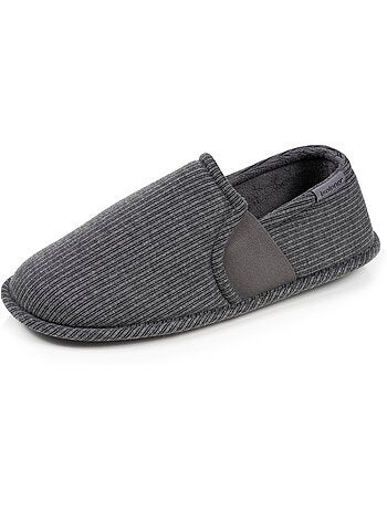 Pantofole chiuse jersey, facile da indossare, elastico di uomo Isotoner