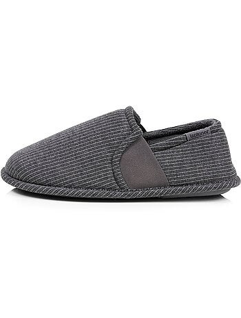 Pantofole chiuse jersey, facile da indossare, elastico di uomo Isotoner