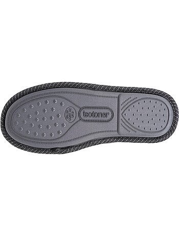 Pantofole chiuse jersey, facile da indossare, elastico di uomo Isotoner