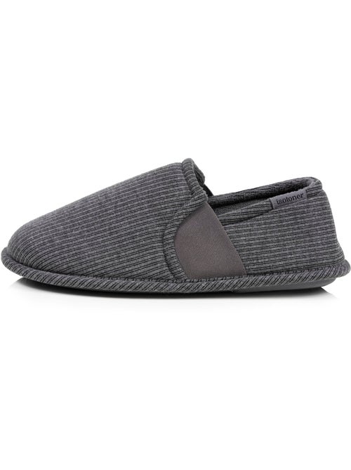 Pantofole chiuse jersey, facile da indossare, elastico di uomo Isotoner - Kiabi Pantofole chiuse jersey, facile da indossare, elastico di uomo Isotoner - Kiabi