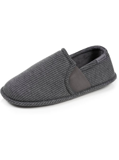 Pantofole chiuse jersey, facile da infilare, supporto uomo Isotoner - Kiabi