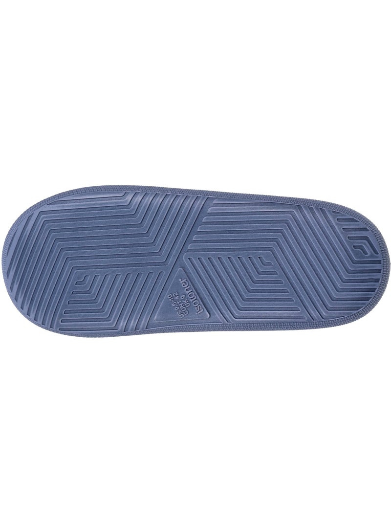 Pantofole chiuse maglia, suola bloup XTRA comfort, buon uomo Isotoner Blu marino - Kiabi