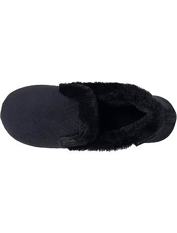 Pantofole chiuse microvelluto, suola ergonomica, schiuma donna isotoner