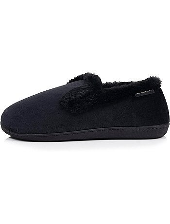 Pantofole chiuse microvelluto, suola ergonomica, schiuma donna isotoner
