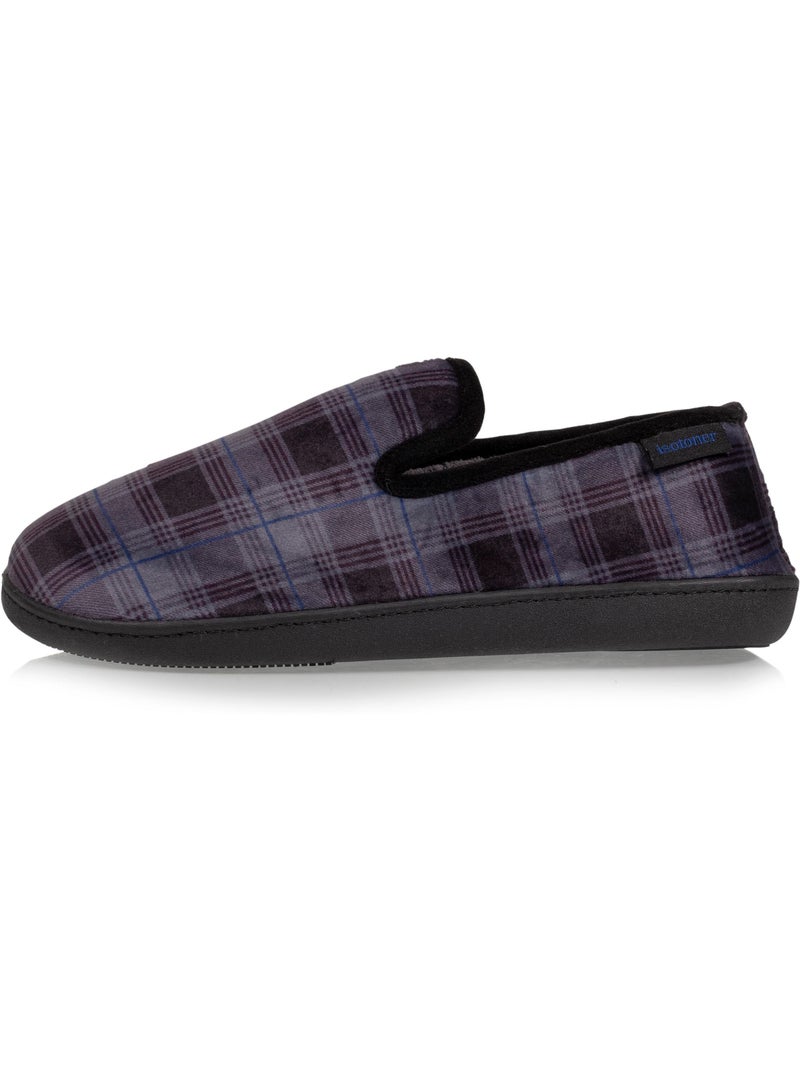 Pantofole chiuse microvelluto, suola ergonomica, schiuma uomo Grigio - Kiabi
