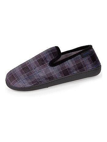 Pantofole chiuse microvelluto, suola ergonomica, schiuma uomo Isotoner
