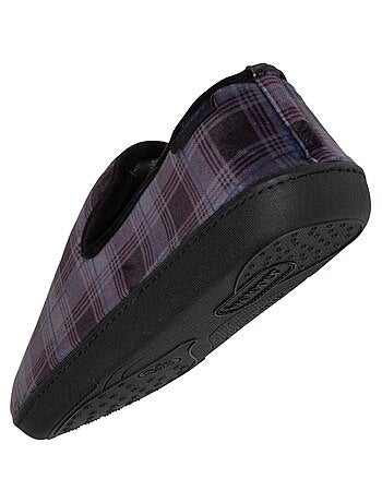 Pantofole chiuse microvelluto, suola ergonomica, schiuma uomo Isotoner