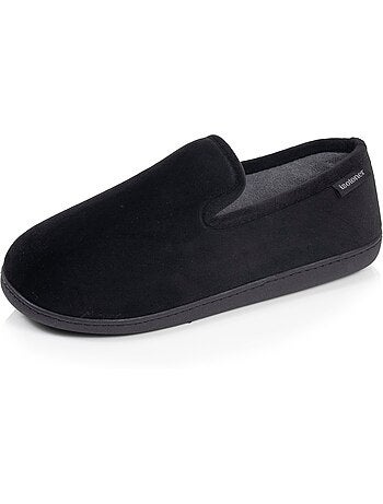 Pantofole chiuse microvelluto, suola ergonomica, schiuma uomo isotoner