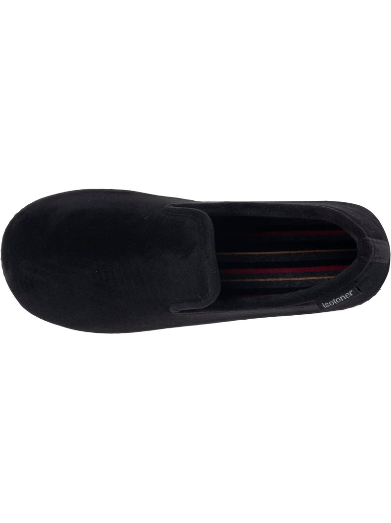 Pantofole chiuse microvelluto, suola ergonomica, schiuma uomo isotoner Nero - Kiabi