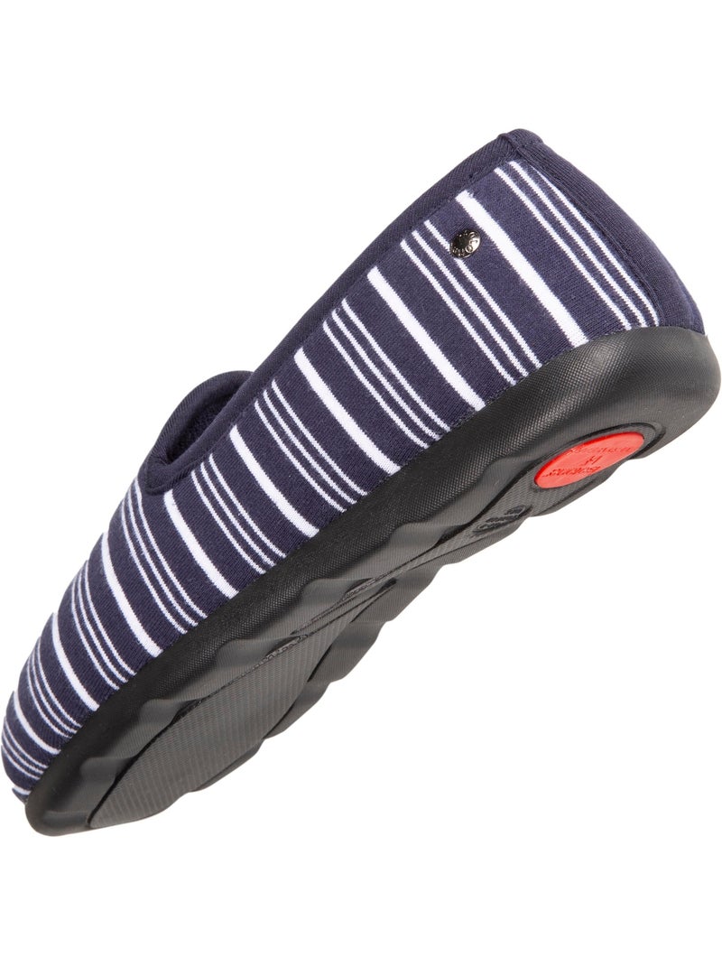 Pantofole chiuse molto confortevole, in jersey biologico donna isotoner Bianco Blu - Kiabi