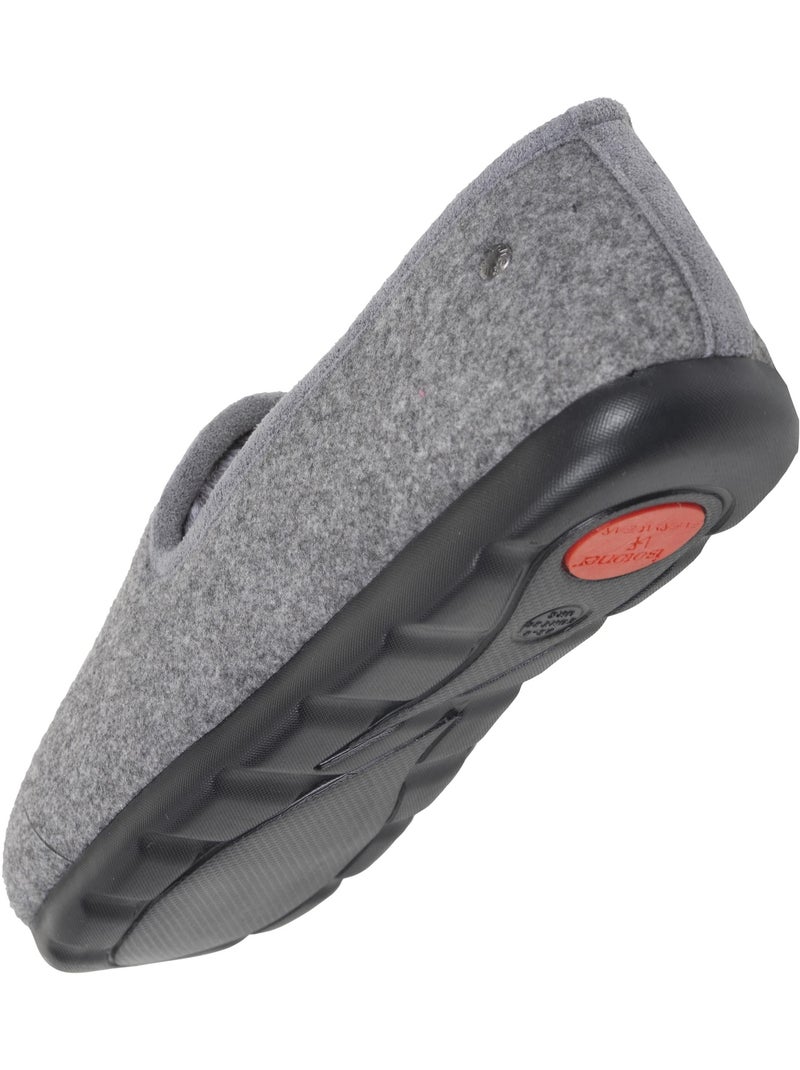 Pantofole chiuse morbida, ultraconfortevole e leggera, donna Grigio rosso - Kiabi