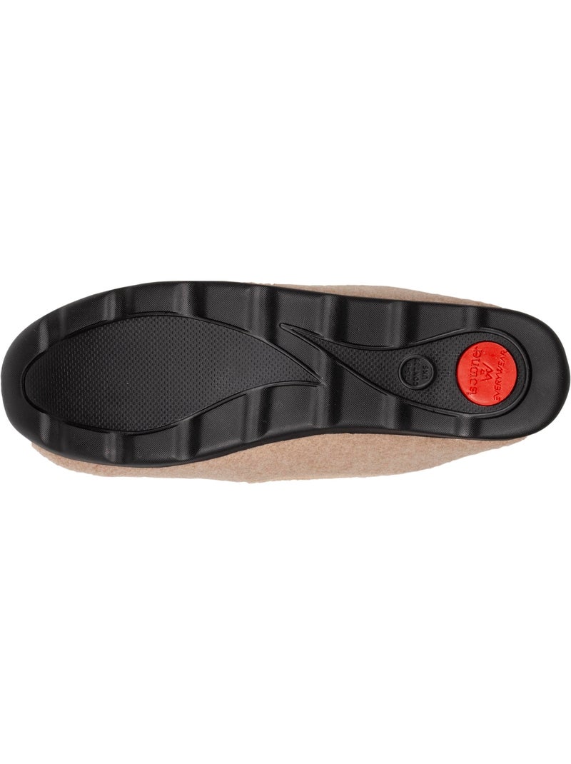 Pantofole chiuse morbida, ultraconfortevole e leggera, donna isotoner Beige mélange - Kiabi