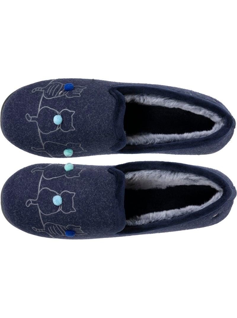 Pantofole chiuse morbida, ultraconfortevole e leggera, donna isotoner Blu Blu - Kiabi