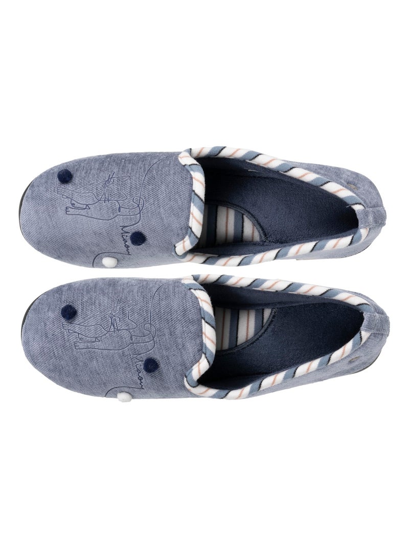 Pantofole chiuse morbida, ultraconfortevole e leggera, donna Isotoner Blu denim - Kiabi