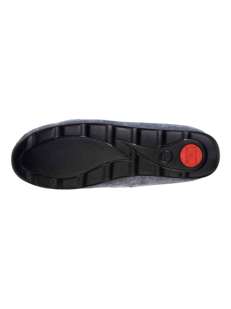 Pantofole chiuse morbida, ultraconfortevole e leggera, donna Isotoner Blu denim - Kiabi
