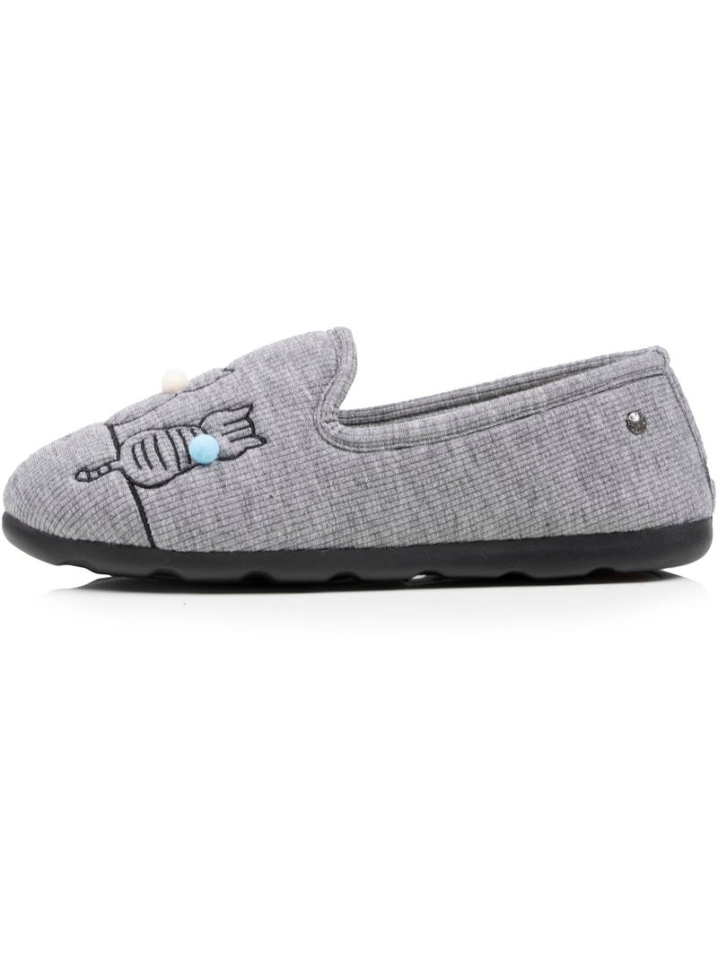 Pantofole chiuse morbida, ultraconfortevole e leggera, donna Isotoner Grigio - Kiabi