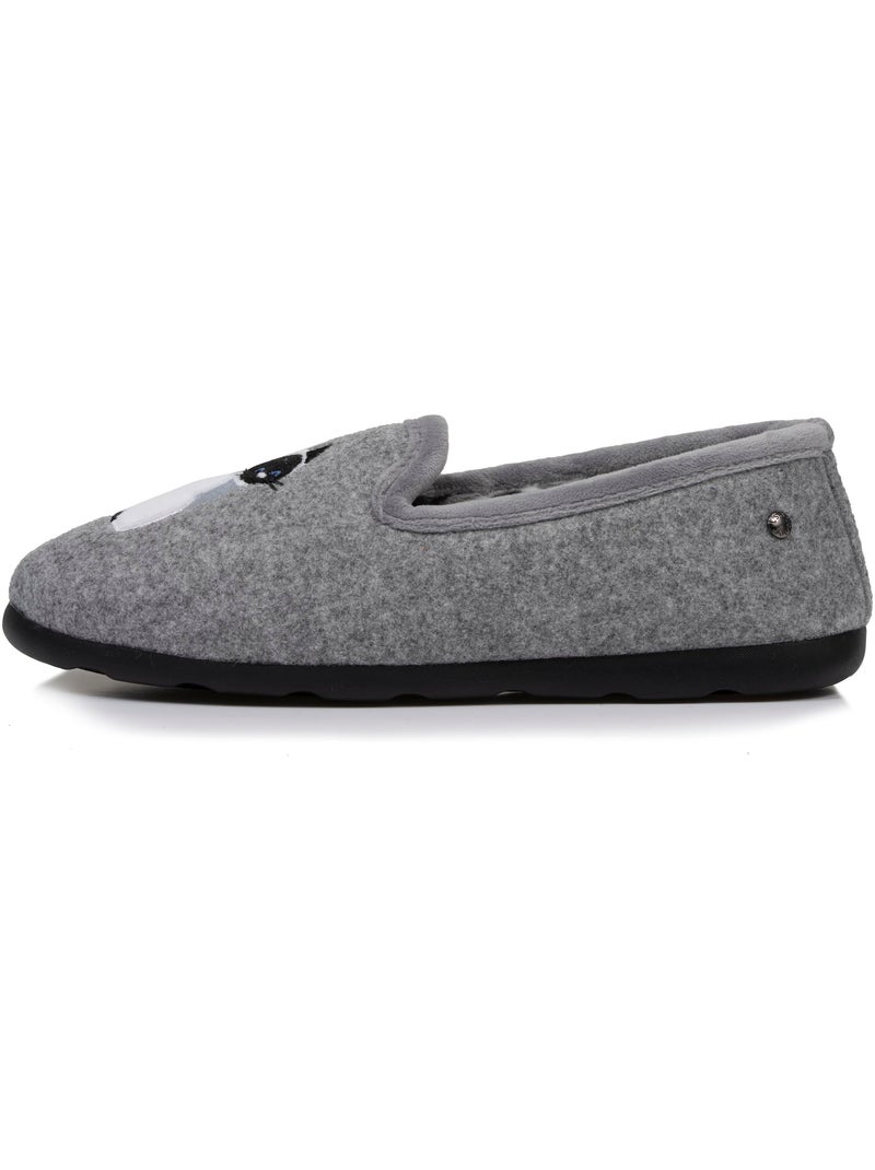Pantofole chiuse morbida, ultraconfortevole e leggera, donna isotoner Grigio grigio - Kiabi