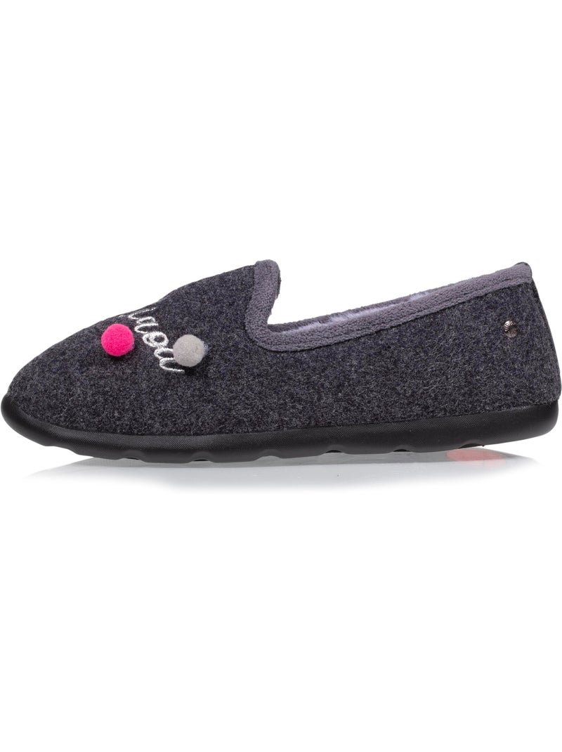 Pantofole chiuse morbida, ultraconfortevole e leggera, donna isotoner Grigio melangiato - Kiabi