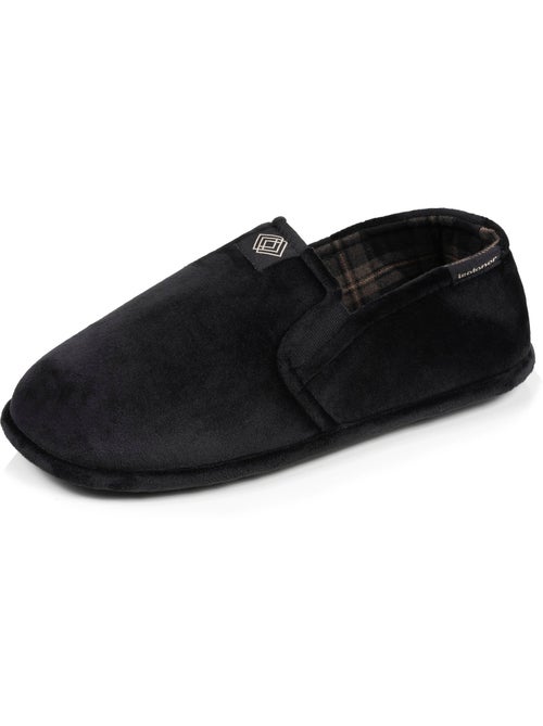 Pantofole chiuse morbido velluto, confortevole, sostiene uomo Isotoner - Kiabi