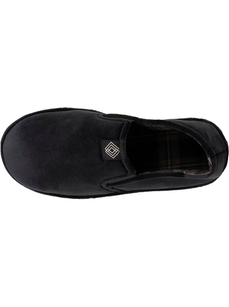Pantofole chiuse morbido velluto, confortevole, sostiene uomo Isotoner Nero Marrone - Kiabi