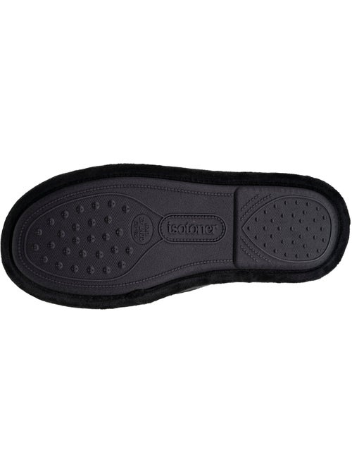 Pantofole chiuse morbido velluto, confortevole, sostiene uomo Isotoner - Kiabi