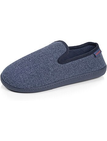 Pantofole chiuse microvelluto, suola ergonomica, schiuma uomo isotoner
