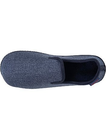 Pantofole chiuse microvelluto, suola ergonomica, schiuma uomo isotoner