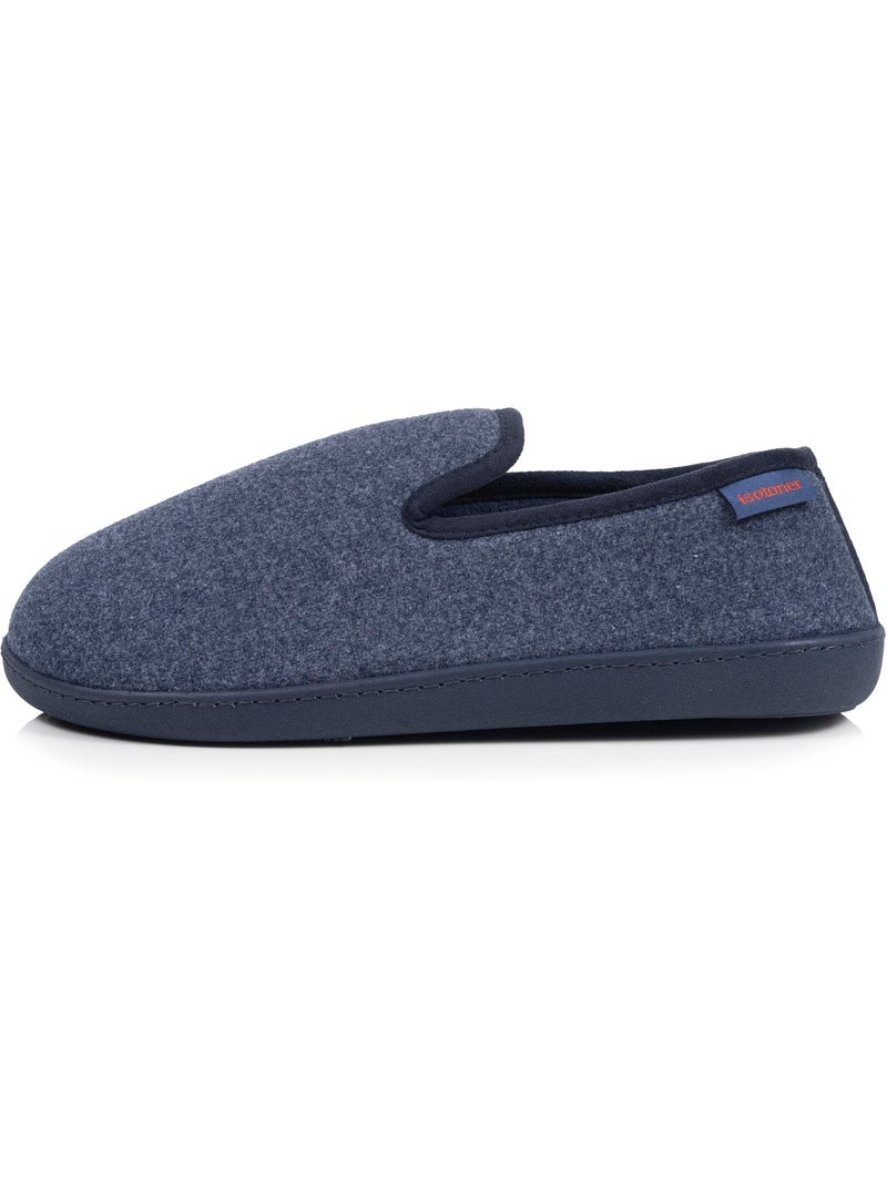 Pantofole chiuse pile melange, suola ergonomica, schiuma uomo isotoner Blu marino - Kiabi