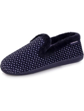 Pantofole chiuse plantare, memory foam, caldo e trendy a donna Isotoner