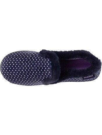 Pantofole chiuse plantare, memory foam, caldo e trendy a donna Isotoner