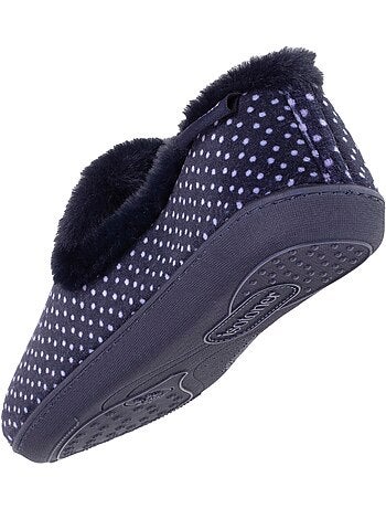 Pantofole chiuse plantare, memory foam, caldo e trendy a donna Isotoner