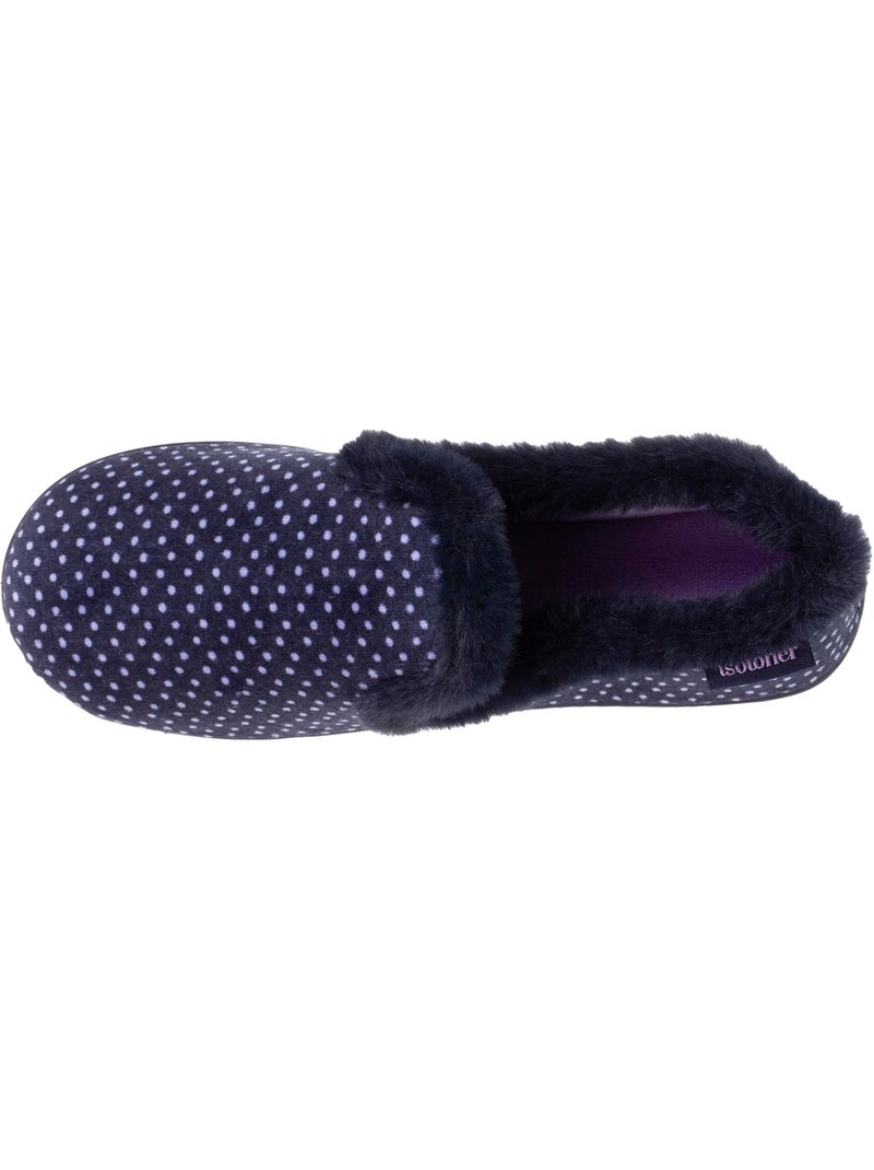 Pantofole chiuse plantare, memory foam, caldo e trendy a donna Isotoner Multicolore - Kiabi