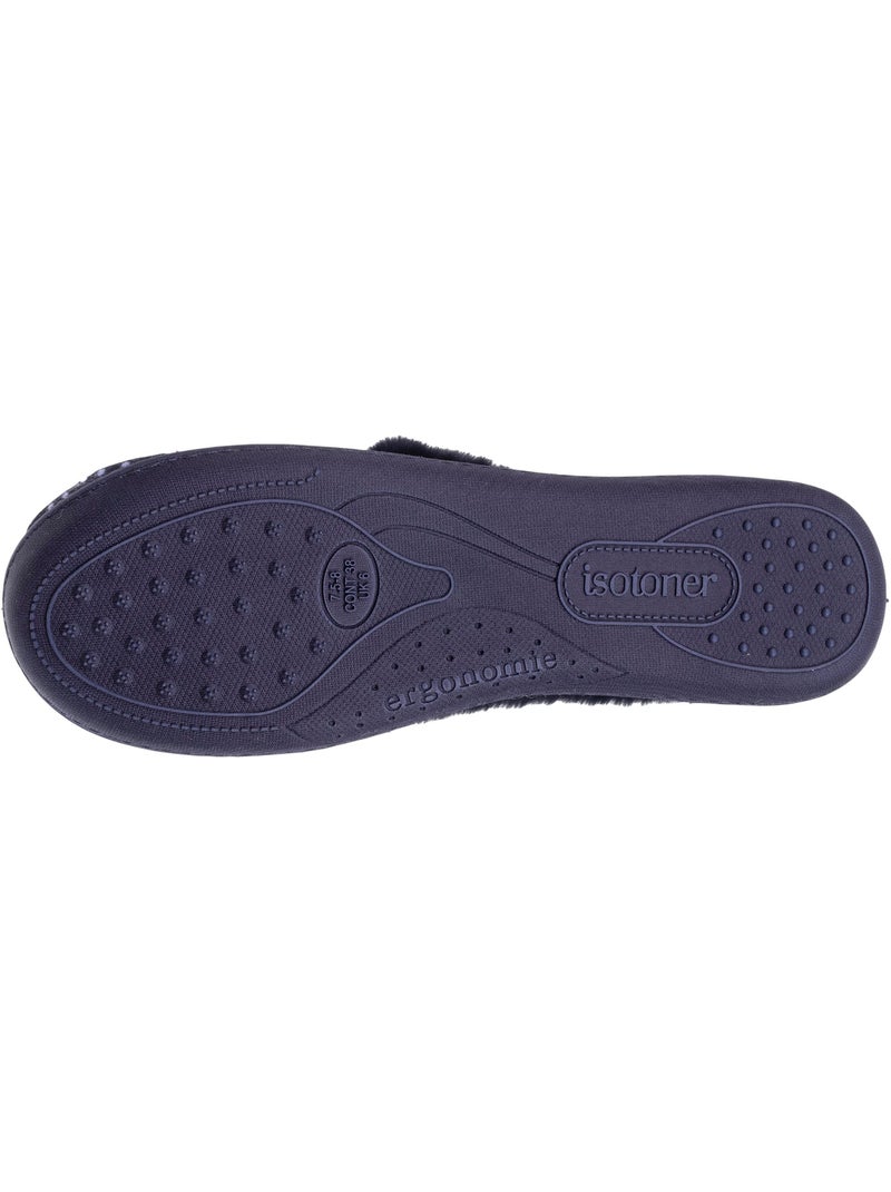 Pantofole chiuse plantare, memory foam, caldo e trendy a donna Isotoner Multicolore - Kiabi