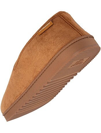 Pantofole chiuse scamosciato, caldo, confortevole uomo Isotoner